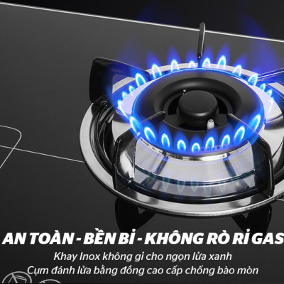 [Hàng Chính Hãng Cao Cấp] Bếp Gas Âm Kính Sunhouse Mama MMB6632 - Bảo hành chính hãng 24 tháng tại nhà - Họng thép không gỉ cao cấp, không sinh muội đen
