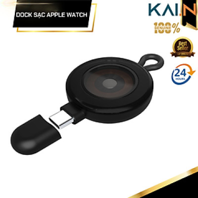 Dock Sạc Nhanh Kai.N Dành Cho Apple Watch Ultra / AW Series 4,5,6,7,8,9,SE,SE 2022 nhỏ gọn tiện dụng_ Hàng chính hãng