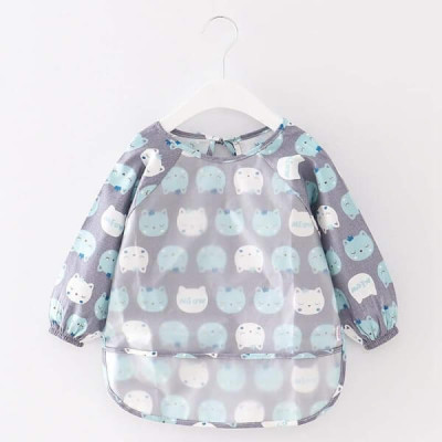 Áo Yếm Ăn Dặm Mastela cho Bé, chất liệu vải cotton mềm mại và chống thấm tốt (Giao màu ngãu nhiên)