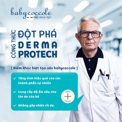 Kem ngăn ngừa hăm Babycoccole chiết xuất hoa cúc, Pathenol và ZnO 0M+ - 75ml