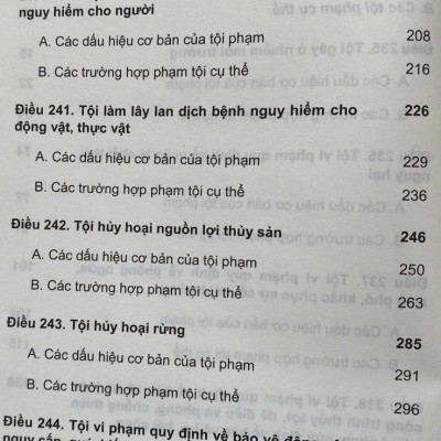 Bình luận Bộ luật hình sự năm 2015- Phần thứ hai Các tội phạm (Chương XIX- Các tội phạm về môi trường)