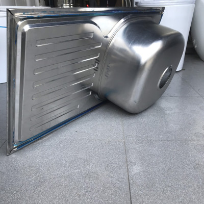 Chậu Rửa Chén Bát Chính Hãng HWATA INOX 304 - Loại 1 hộc, 1 hộc có bàn và 2 hộc, nhiều kích thước thông dụng kèm xi phông