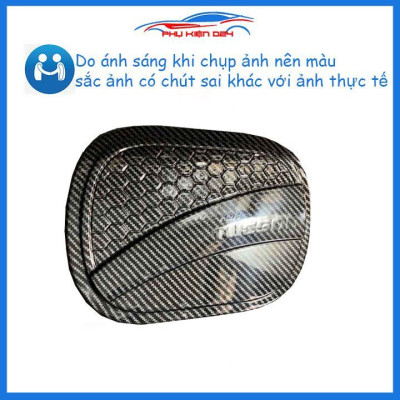 Ốp nắp bình xăng Tucson 2016-2020 vân cacbon chống trầy trang trí ô tô