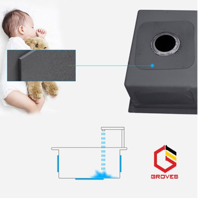 CHẬU RỬA BÁT, CHÉN INOX 2 HỐ CÂN GRBC7843C 