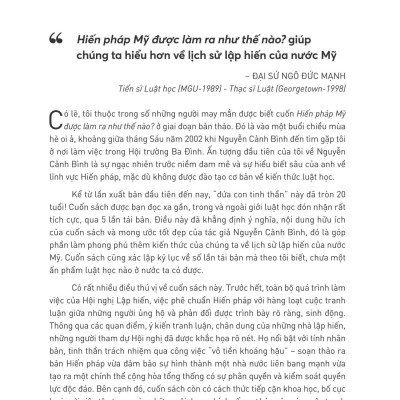 Hiến Pháp Mỹ Được Làm Ra Như Thế Nào?