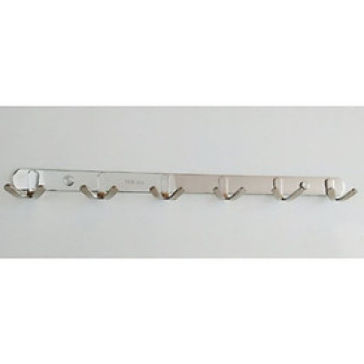 Móc áo 2 chấu KIBATH 6 móc inox 304