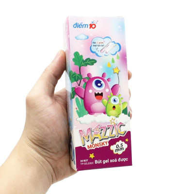 Hộp 20 Bút Gel Xóa Được 0.5 mm - Thiên Long TP-GELE-002 - Mực Tím