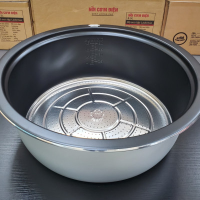 Nồi cơm công nghiệp chuyên quán 5.6L Ladomax có vỉ inox chống cơm cháy, mâm nhiệt oxi hóa cứng chống teo-Hàng chính hãng