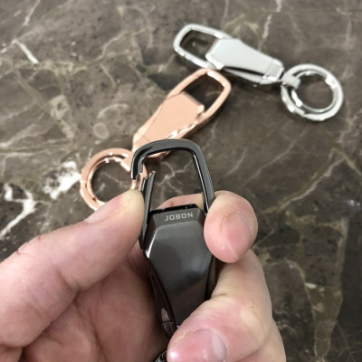 Móc chìa khóa đa năng ô tô, xe máy Jobon ZB-8780 - Chất liệu làm từ thép hợp kim cao cấp không gỉ và kẽm hợp kim nên rất nhẹ và bền màu - HÀNG NHẬP KHẨU