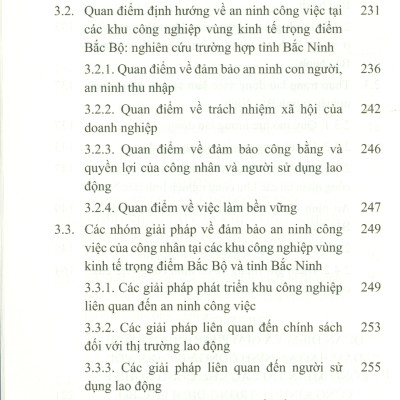 An Ninh Công Việc Của Công Nhân Tại Các Khu Công Nghiệp Vùng Kinh Tế Trọng Điểm Bắc Bộ - Trường Hợp Tỉnh Bắc Ninh (Sách chuyên khảo)