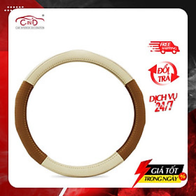 Bọc Vô Lăng CIND G2027 Size M Màu Kem Cam