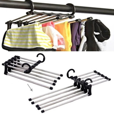 Móc treo quần áo 5 tầng đa năng thông minh, thanh treo đồ 5 tầng tiết kiệm diện tích đồ gia dụng tiện ích - HÀNG CHÍNH HÃNG MINIIN