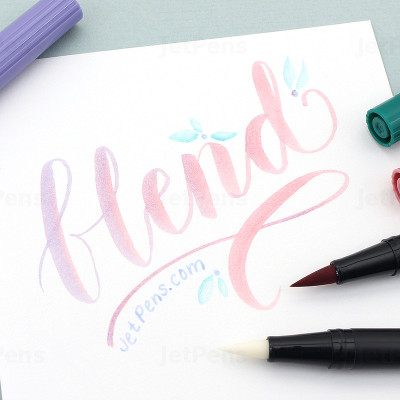 Bút lông cọ hai đầu Tombow ABT Dual Brush Pen - Brush/ Bullet - Deep Magenta (685)