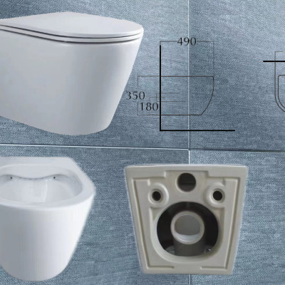 BỒN CẦU TREO TƯỜNG EUROVINTO CAO CẤP MÃ 0124