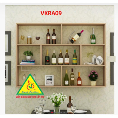 Kệ trang trí treo tường VKRA09 - Nội thất lắp ráp