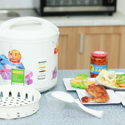 KS-18TJV - NỒI CƠM ĐIỆN NẮP GÀI SHARP 1.8 LÍT KS-18TJV - Hàng chính hãng