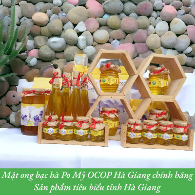 MẬT ONG BẠC HÀ CHÍNH HÃNG PO MỶ OCOP HÀ GIANG, MẬT ONG BẠC HÀ NGUYÊN CHẤT HÀ GIANG