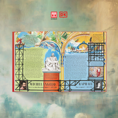 (Bìa cứng, in màu) NGHỆ SĨ -  Những Câu Chuyện Truyền Cảm Hứng Về Cuộc Đời Và Tác Phẩm Của Các Nghệ Sĩ – Susie Hodge – Nguyễn Thị Kim Oanh dịch – Đông A – NXB Dân trí