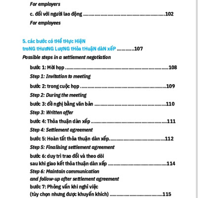Dẫn dắt thỏa thuận dàn xếp với người lao động - HP329