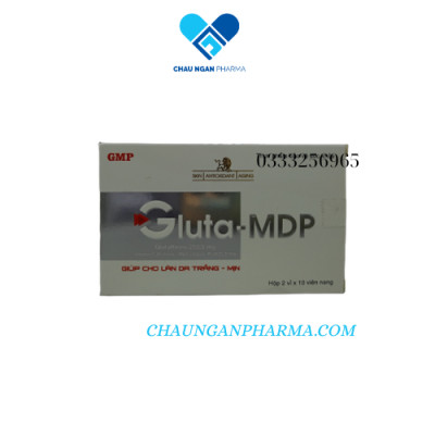 Viên uống đẹp da và ngăn ngừa lão hóa Glutathion GLUTA-MDP USA Hộp 20 viên