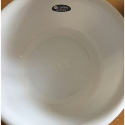 Combo chậu nhựa PP cao cấp tròn 4.5L + gáo nhựa 1.3L - made in Japan