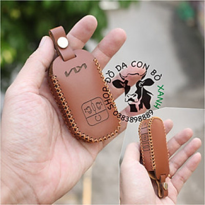 Bao Da Chìa Khoá KIA Carnival 2021, 2022 handmade Da Thật 013