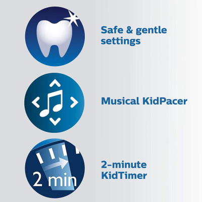 Bàn chải đánh răng điện trẻ em Philips HX6322 /04 - Hàng nhập khẩu