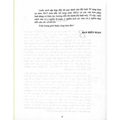 Sách - Chỉ dẫn tra cứu, áp dụng bộ luật tố tụng hình sự năm 2015 ( được sửa đổi, bổ sung năm 2021)