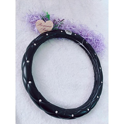 Bọc vô lăng da trơn giá cực rẻ (màu đen)