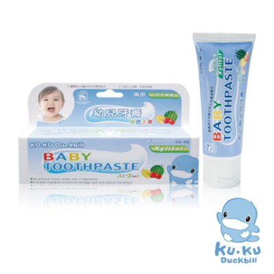 Kem Đánh Răng Cho Bé Ku.Ku Duckbill - Từ 06 Tháng Tuổi - Hương Trái Cây