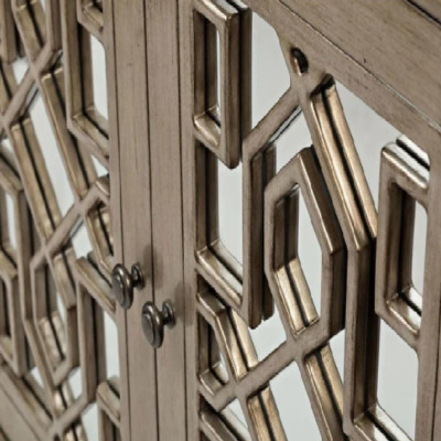 Tủ bếp, tủ trang trí kính cường lực SM35CT Juno Sofa KT Ngang 178 x Sâu 46 x Cao 86.5 / cm