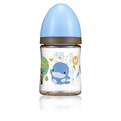 BÌNH SỮA CỔ RỘNG CHO BÉ NHỰA PES KUKU KU5852A -160ML