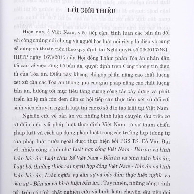 Nghiên Cứu Và Phân Tích Một Số Bản Án Dân Sự