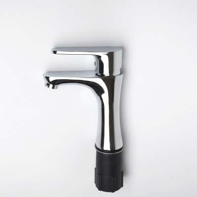 Vòi lavabo rửa mặt nóng lạnh đồng mạ crom Hiwin KF-6711