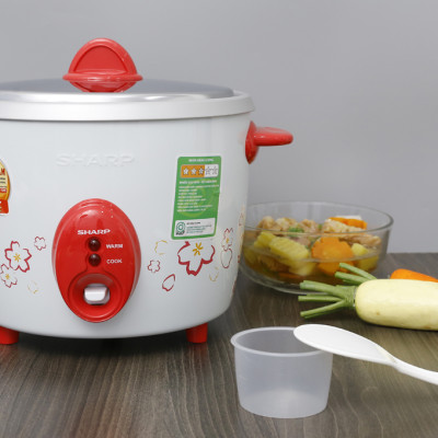 Nồi cơm nắp rời Sharp 2.2 lít KSH-D22V, Công suất 800W, Giao màu ngẫu nhiên - Hàng chính hãng