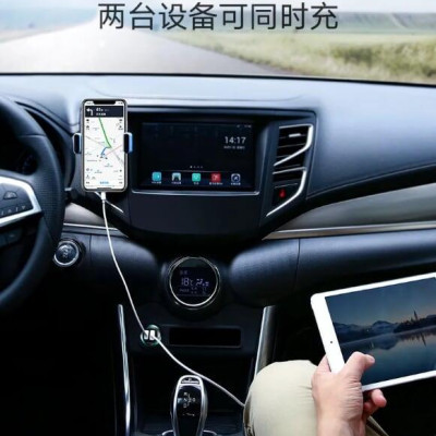 Ugreen UG50591CD169TK 3.6A màu Xám Bộ sạc ô tô 2 cổng USB cao cấp - HÀNG CHÍNH HÃNG