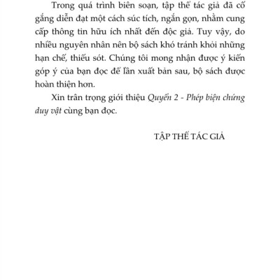 Thường thức về triết học Mác - Lênin. Quyển 2: Phép biện chứng duy vật