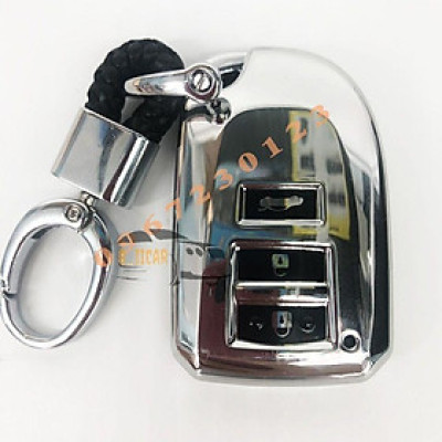 Ốp Chìa Khóa Ô Tô Mạ Crom Toyota Vios - Yaris 2019-2021