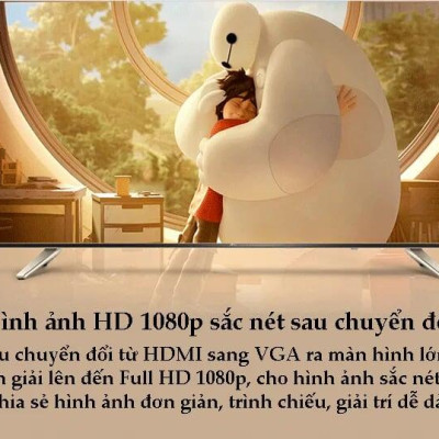 Ugreen UG40267MM101TK 1.5M màu Đen Cáp chuyển đỗi HDMI sang VGA kèm cổng trợ nguồn Micro USB - HÀNG CHÍNH HÃNG