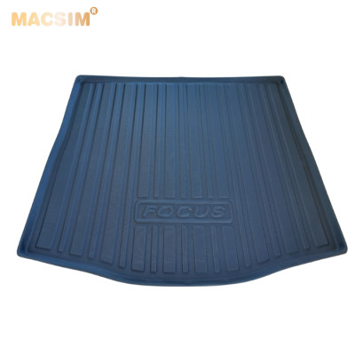 Thảm lót cốp xe ô tô Ford Focus sedan qd 2012-2018 nhãn hiệu Macsim chất liệu TPV cao cấp màu đen