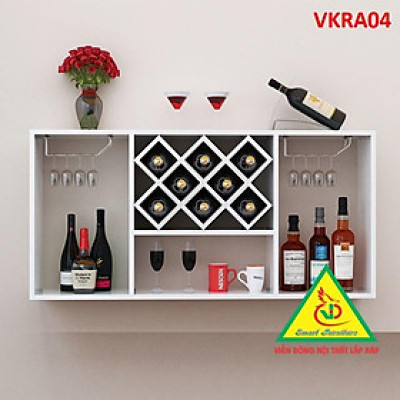 Kệ  trang trí treo tường VKRA04 - Nội thất lắp ráp 