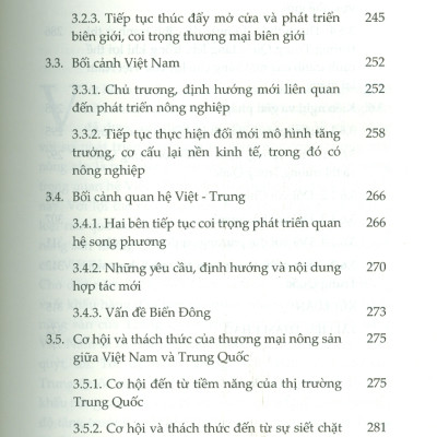 Thương Mại Nông Sản Giữa Việt Nam Và Trung Quốc Trong Bối Cảnh Mới (Sách chuyên khảo) - TS. Nguyễn Thị Phương Hoa (Chủ biên)