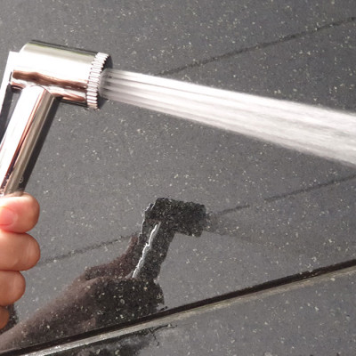 Bộ xịt vệ sinh tăng áp cao, chất liệu nhựa ABS mạ Chrome Eurolife EL-X08