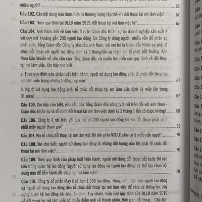 500 Câu hỏi và tình huống giải quyết các vướng mắc tranh chấp lao động