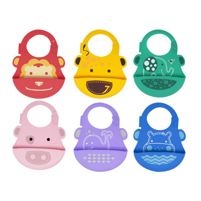 Yếm silicon ăn dặm cho bé Marcus & Marcus, từ 6 tháng