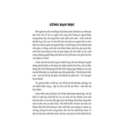 Sách - Đặng Thai Mai Hồi Ký - VIETNAMBOOK