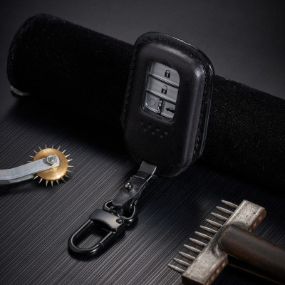 Bao da ép phom handmade chìa khóa xe ô tô Honda CRV HRV CIVIC CITY 2,3,4,5,6 nút bấm da bò giá tận xưởng (có bán sỉ ) - hàng chính hãng