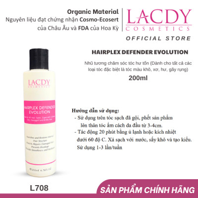 Nhũ tương chăm sóc tóc hư tổn Lacdy (Dành cho tất cả các loại tóc đặc biệt là tóc màu khô, xơ, hư, gãy rụng) L708 200ml