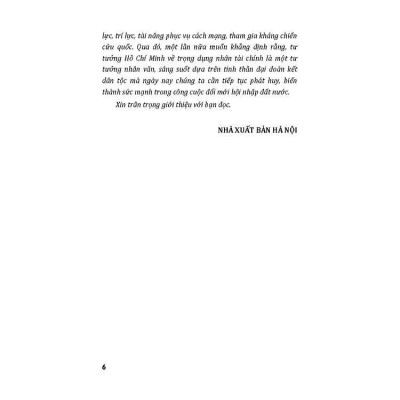 Sách - Chủ Tịch Hồ Chí Minh Với Nhân Tài Đất Việt - Vũ Kim Yến - VIETNAMBOOK