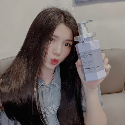 Dầu hấp tóc đa tầng hàn gắn liên kết tóc Weilaiya 450ml Hỗ trợ làm suôn mượt tóc, giúp tóc bóng khỏe - Tặng mũ hấp tóc